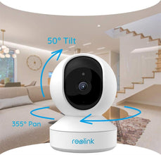 Reolink E1 V2 3MP Endoma WiFi Fotilo Detekto de Persono / Hejmbestoj