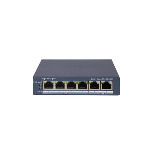 Hikvision DS-3E1506P-EI 4-Port Gigabit Smart POE Switch