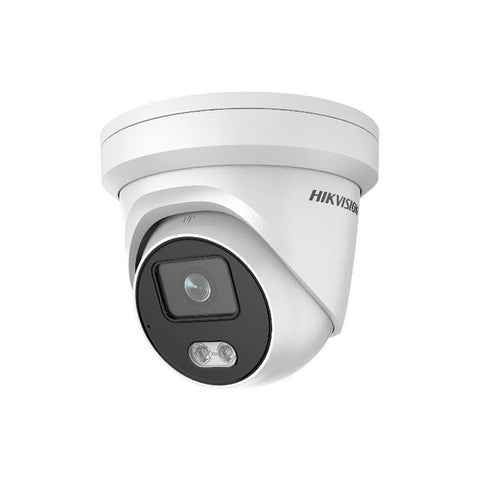 Hikvision DS-2CD2347G2-LU 2.8mm 4MP PoE ColorVu & AcuSense Outdoor Turret Camera