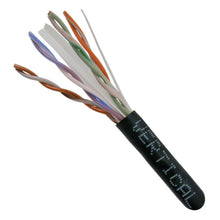 CAT6 CMR 實心裸銅立管電纜，1000 英尺