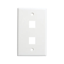 Keystone Wall Plates, White