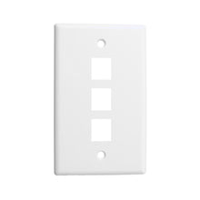 Keystone Wall Plates, White