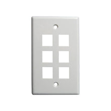 Keystone Wall Plates, White