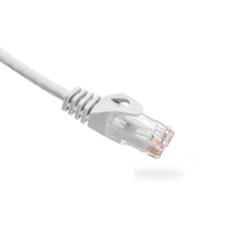 CAT6 10ft Nuda Kupra Flikila Kablo kun Boto kaj Protektanto