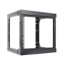 8U / 9U / 12U Wall Mount Open Frame Rack with Front Swing Out