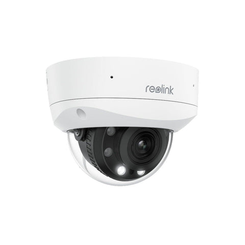 Reolink P437 RLC-842A 8MP Vandal Prova PoE Kupola Fotilo kun 5X Optika Zomo