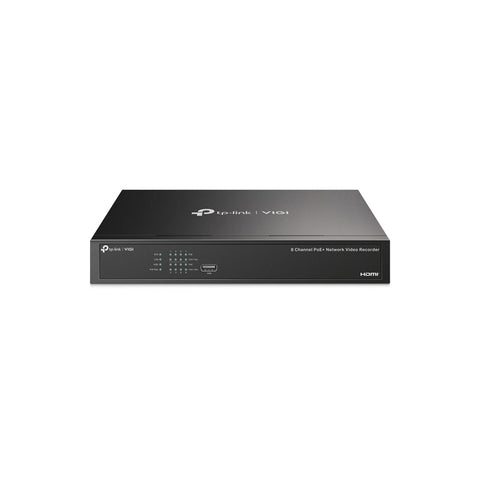 TP-Link VIGI NVR1008H-8P 8-Kanalo 16MP PoE+ NVR (Neniu HDD)