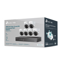 TP-Link VIGI NK8MP-T6425-2T 4MP Plenkolora Gvattureto IPC & 8-Kanalo PoE+ NVR KIT