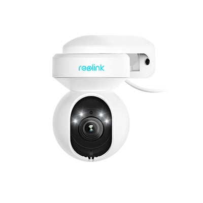 Reolink E1 戶外 5MP WiFi 人/車輛偵測鏡頭，搭配 3 倍光學變焦