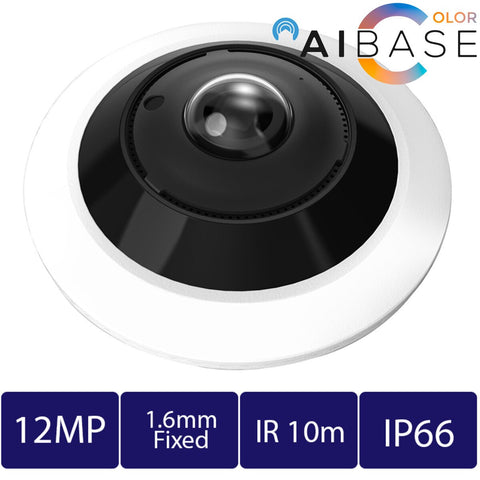 12MP AI Panoramic IR Fisheye IP Camera