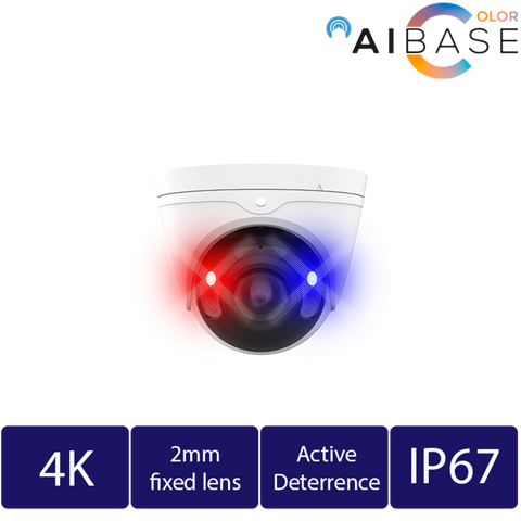 4K Deterrence Panoramic IP Turret