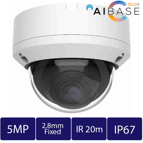 5MP AI Function Fixed Lens IP Dome