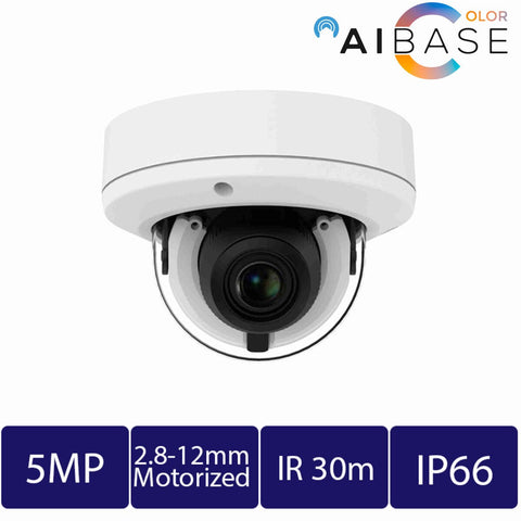 5MP AI Full Color Motorized Lens IP Dome