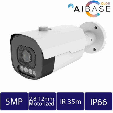 5MP AI Full Color Motorized Lens IP Bullet