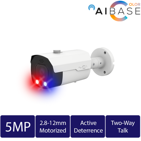 5MP AI Active Deterrence Motorized Lens IP Bullet Camera