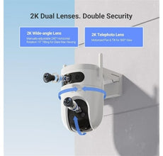 EZVIZ H9c Dual 2K (3MP) Outdoor PT WiFi Camera