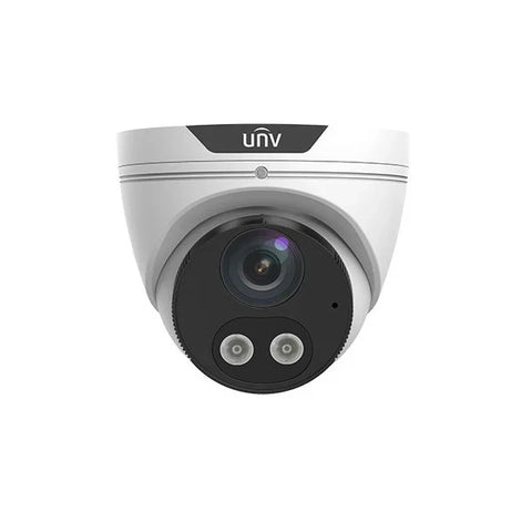 Uniview IPC3614SR3-ADF28KMC-DL 4MP ColorHunter Fixed Turret Network Camera, 2.8mm