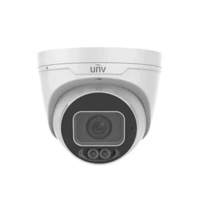 Uniview IPC3638SE-ADF28K-WL-I0 4K ColorHunter Fixed Turret Network Camera, 2.8mm