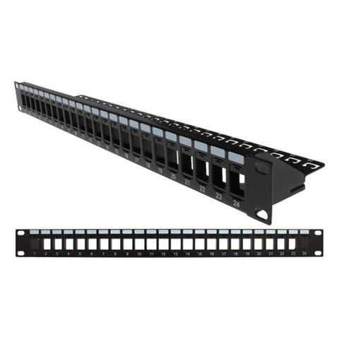 1U / 2U Blank Patch Panel with Cable Manager